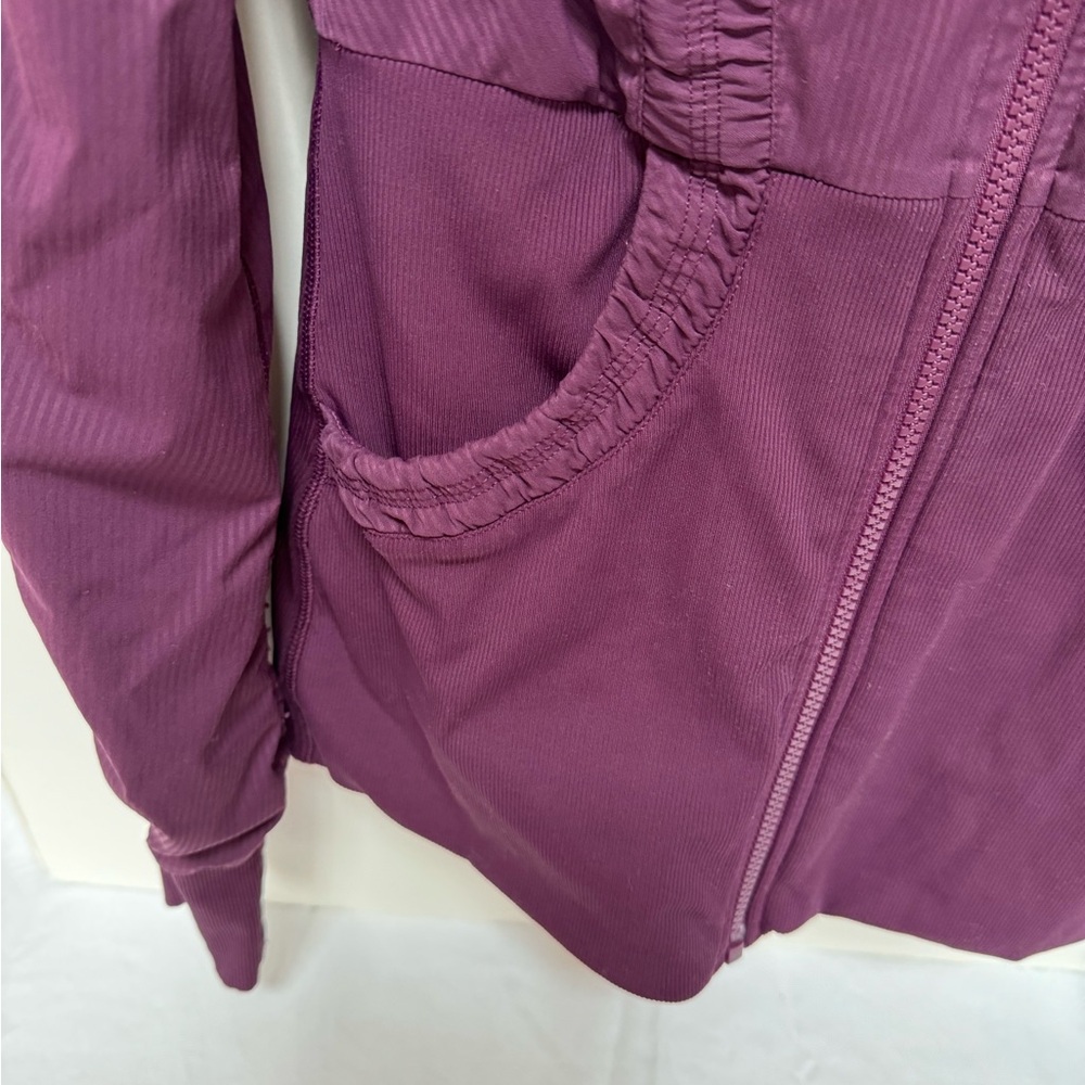 Lululemon dance studio jacket plum reversible size 6 - Picture 3 of 6